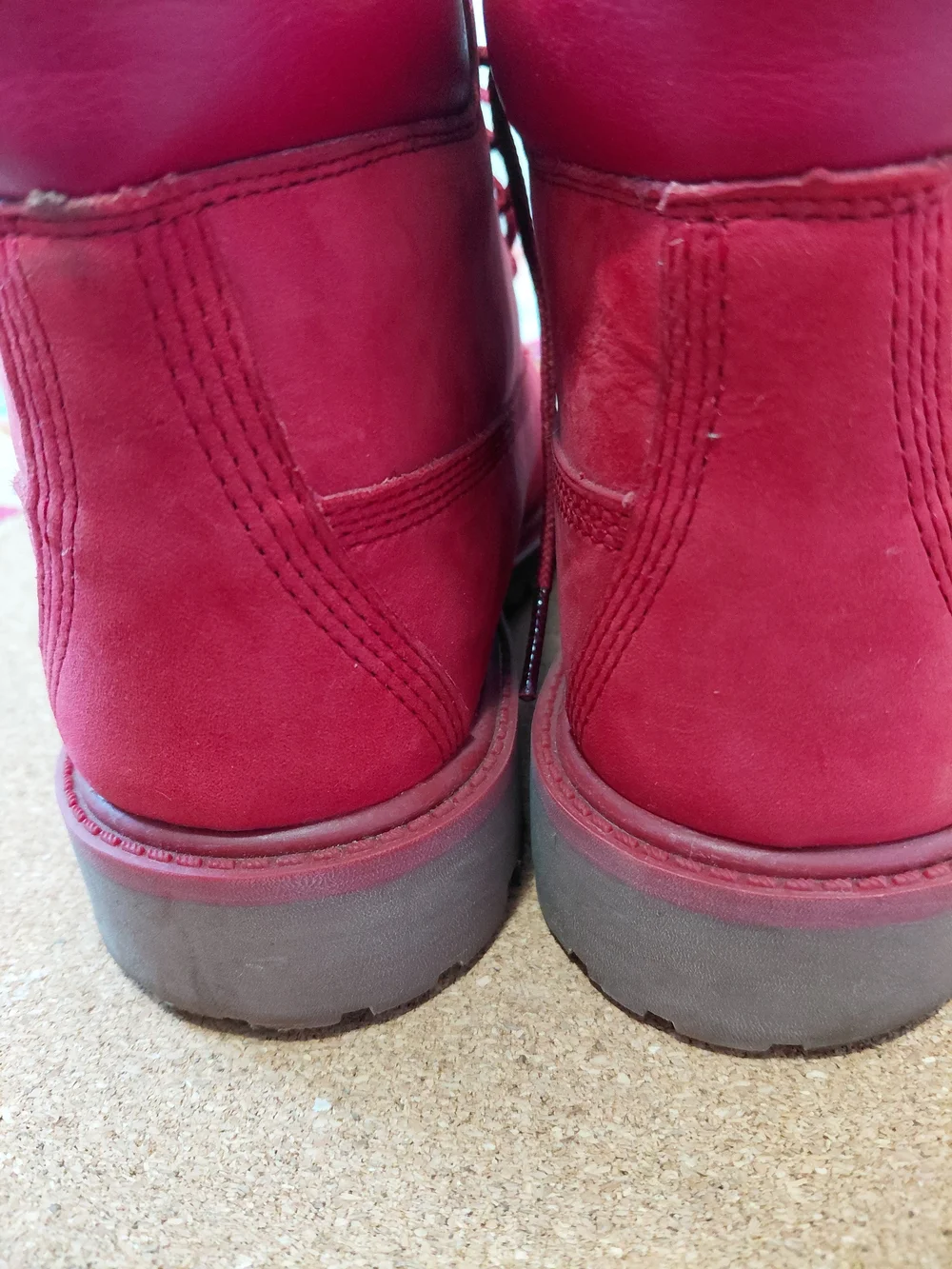 Timberland Women's Bubblegum Pink Lace-Up Nubuck Boots